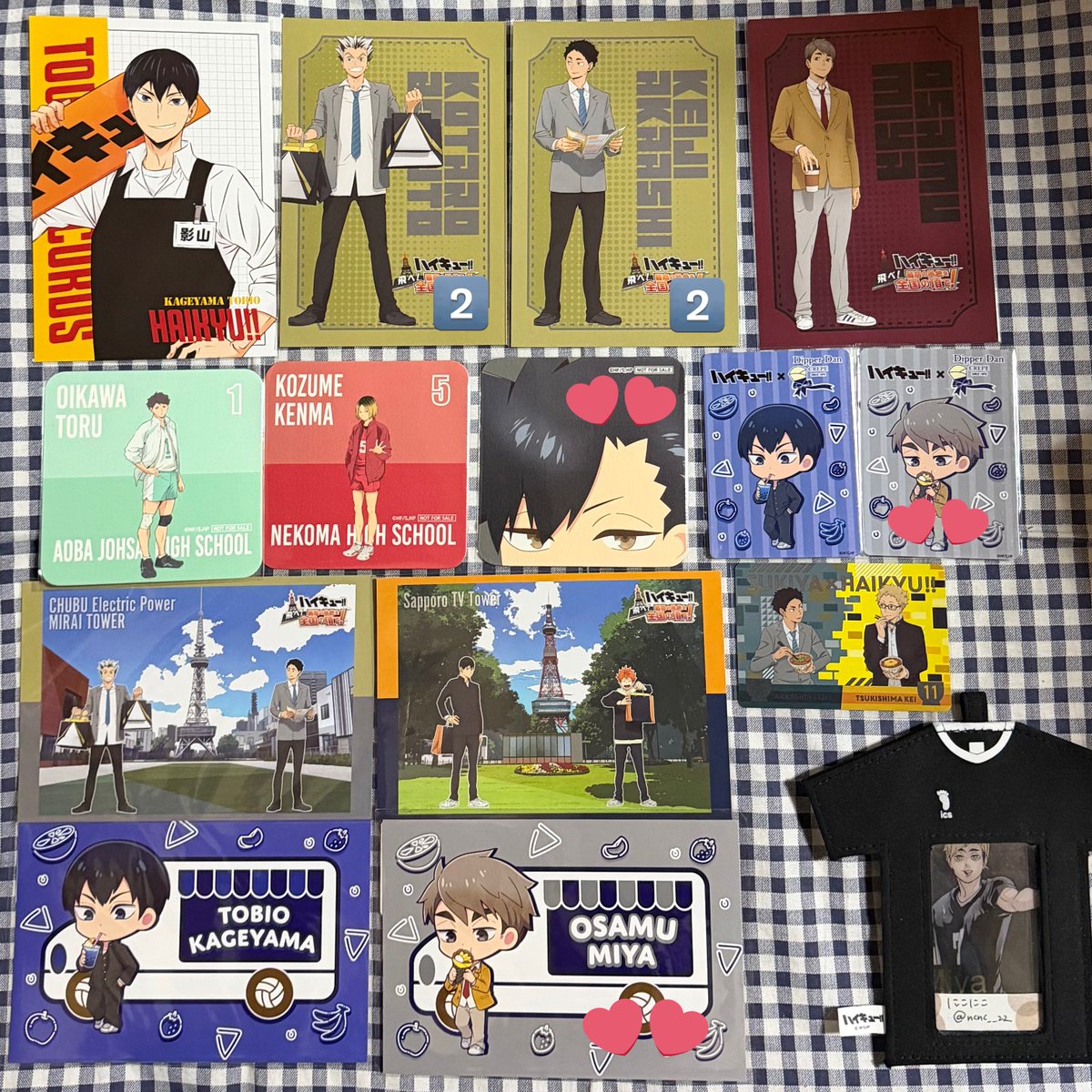 交換】ハイキュー!! 特典 ポスカ コースター カード 譲 ）画像①〜⑥