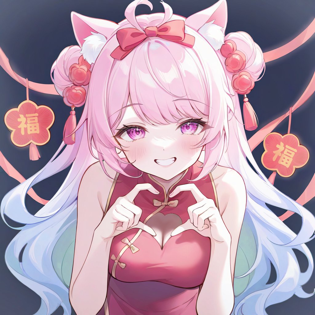 🧧 大家新年快樂 🧨
喜歡我的新年打扮嗎~嘻嘻//
雖然因為太忙比較少開台，但還是好謝謝喵球們過去一年的支持！
我們也一起完成了好多有趣的實況活動🥰
真的好愛大家阿

收下我滿滿的愛的祝福🩷🩷
祝大家馬上幸福、馬上發財哦！

#新年快樂