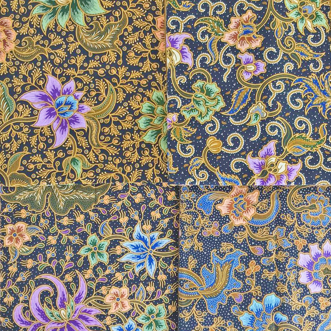 ちょーっとずつデザインが違うんだけど、同じラインのプカロンガンバティック。
どれも可愛くて迷っちゃう😍
数に限りあり！ご希望の場合はお問合せを。
#バティック