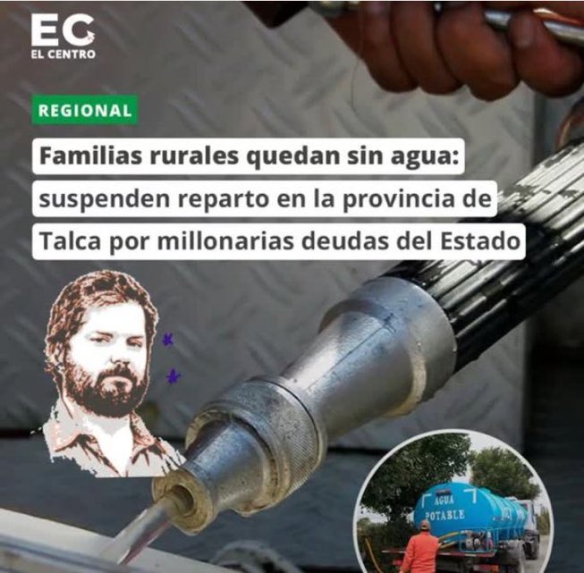 🔴 El gobierno dejó de pagar el agua a proveedores de sectores rurales 

NO HAY PLATA
SE ROBARON TODO

Ah! Pero siempre hay plata para celebrar un año más del 8M… 12 palitos para ellas 🤢