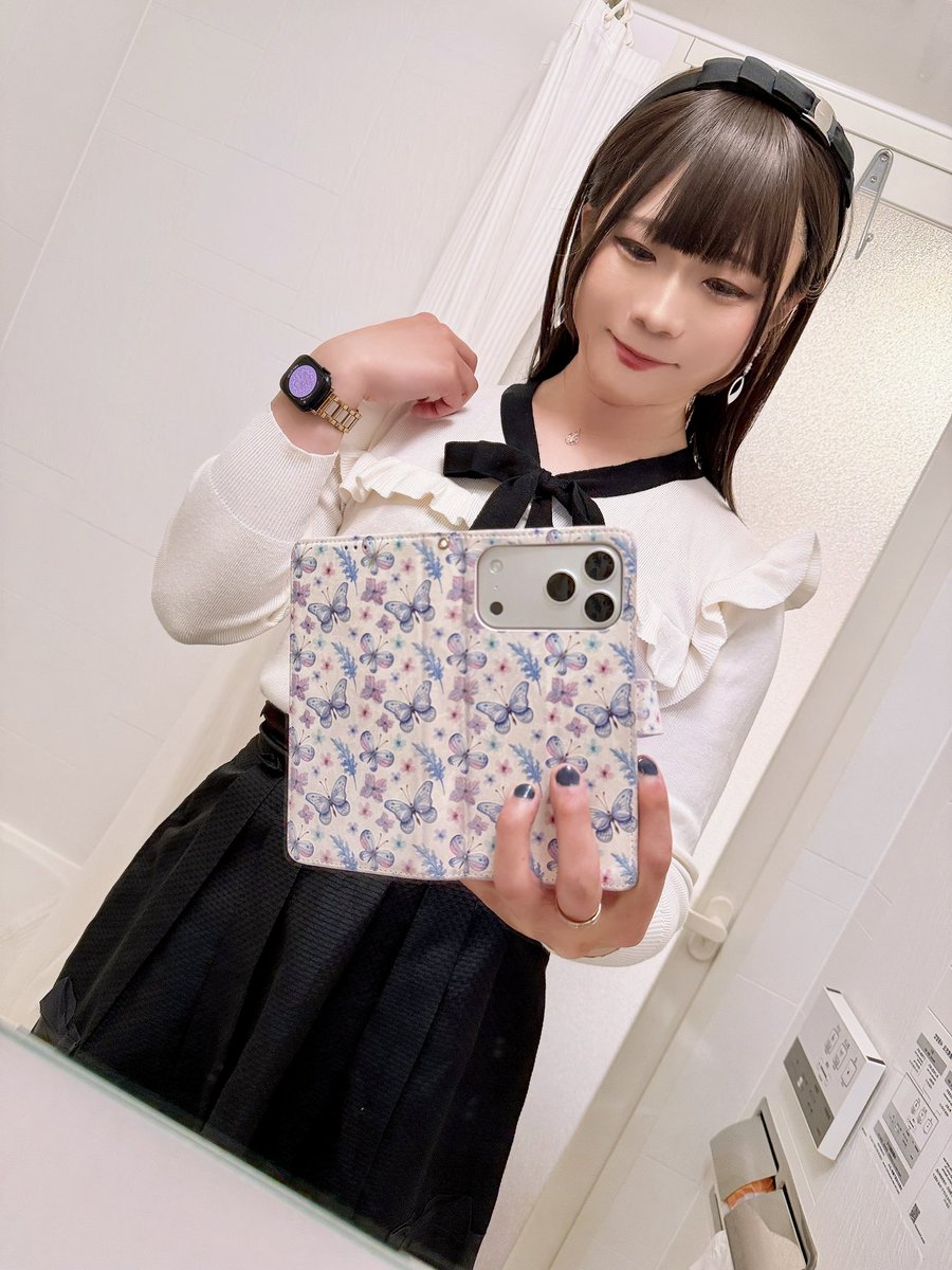 今日、清楚な…お姉さまコーデに身を包み🩷女の子に変身して、楽しむの