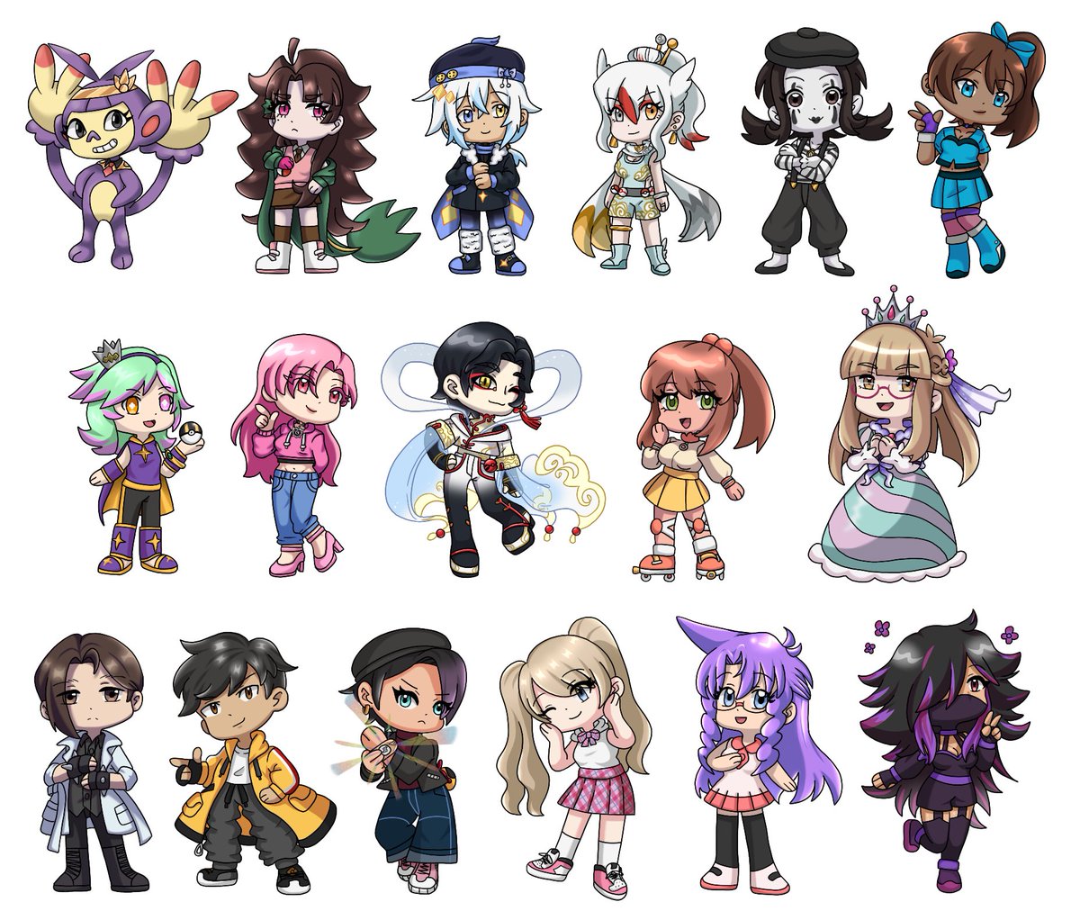 Yaaayyyy~~ I finally finished it~~ 💕✨ I hope you guys like it!! You can check the replies for a link to get your individual pic ✨