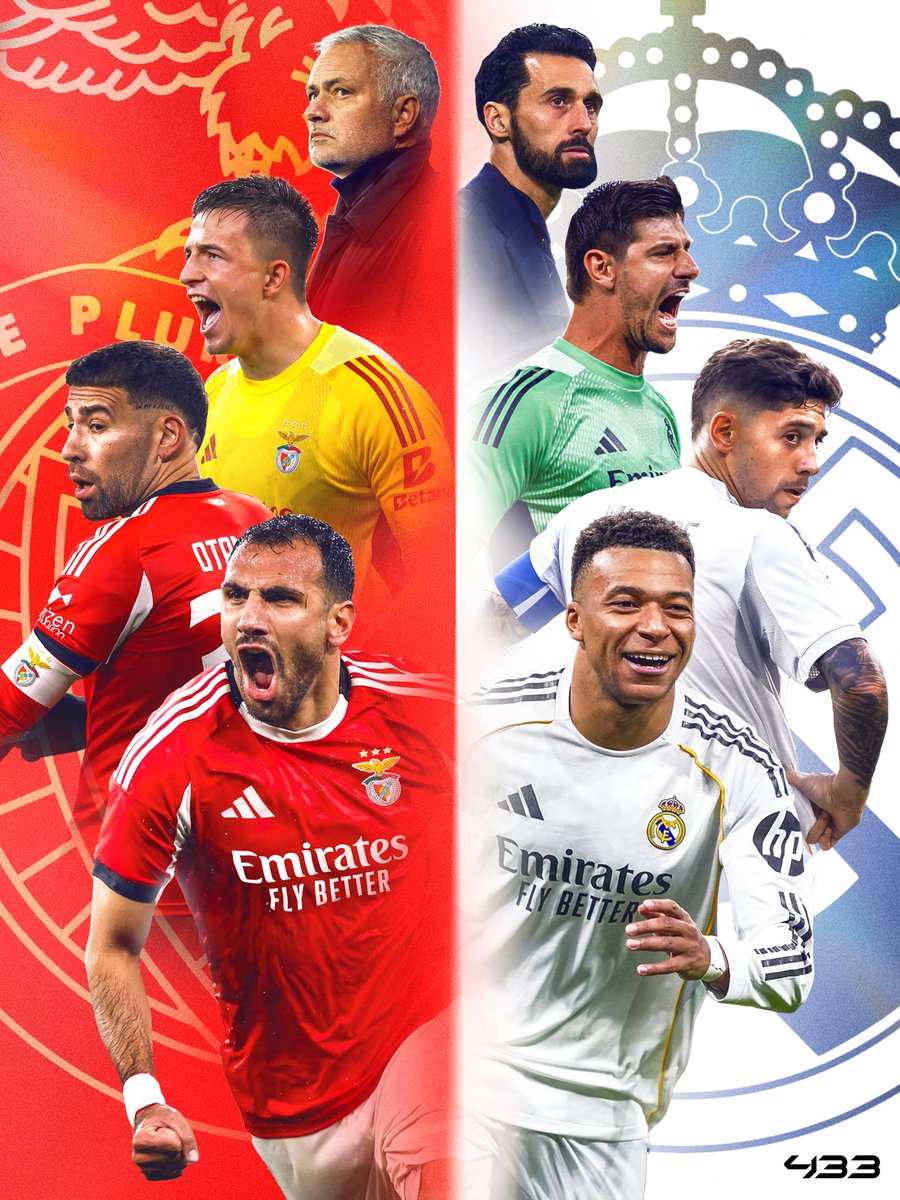 𝐓𝐈𝐌𝐄 𝐅𝐎𝐑 𝐀 𝐑𝐄𝐌𝐀𝐓𝐂𝐇 ⚔️🔥

Three weeks after a dramatic victory and Trubin’s heroics, Benfica host Real Madrid again 🦅🏟️

Will Mourinho hurt his former love once again? 💔👻 Or will Mbappé &amp; co take revenge? 😤⚡️

It’s time for the knockout-stage play-offs 🍿