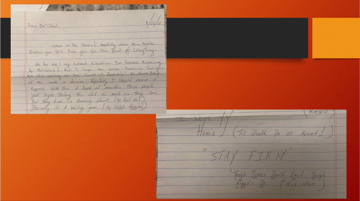 YoungPharaohTM's tweet photo. RIP “BroLo &amp; Country” ‼️🫡 👌🏾 🩸 (Love Lil Phee The HolyGhost🤞🏾👹)

🗣️ I was in the #ErieCountyHoldingCenter SegUnit with my arm broke when I got this letter from “brolo”‼️🫡 &amp; When “Country” died on Strauss Inhad that Glock on me 💥 #YoungPharaoh #LilPhee RIP https://t.co/PJvdizx7Fd
