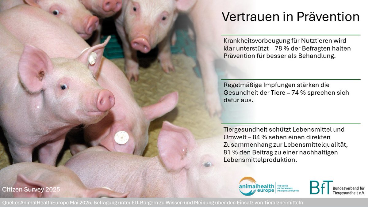 BfTGermany's tweet photo. Tierkrankheiten machen nicht an Grenzen halt. Deshalb sind wirksame Präventionsmaßnahmen zum Schutz der Tiergesundheit, der Lebensmittelsysteme und der Existenzgrundlagen in ganz Europa unerlässlich.

https://t.co/I8LYx18Jet https://t.co/sd7VIGdaad