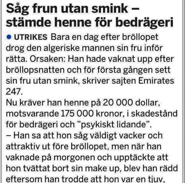 Vem har inte varit där?