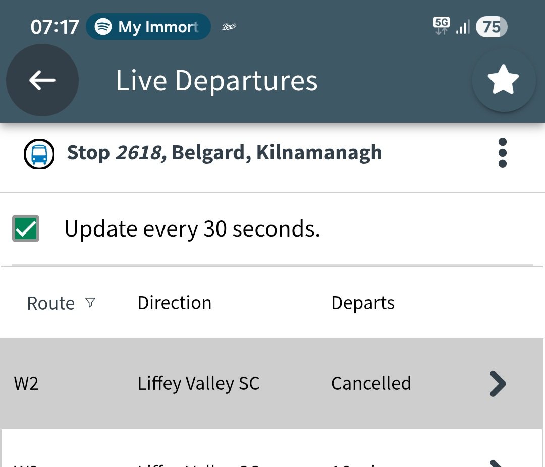 AnetaBCK's tweet photo. Another bus cancelled. Thank you to Dublin Bus for the pleasure of waiting for half an hour on the bus stop in the freezing temperatures and being late for work this morning. @dublinbusnews https://t.co/T0oogISepi