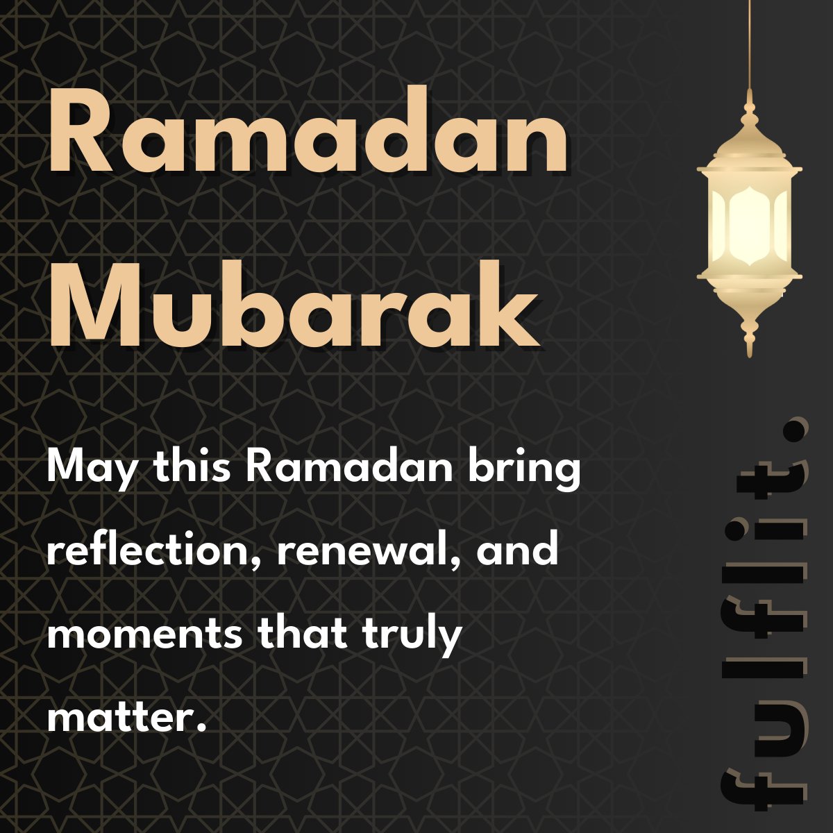 fulflit's tweet photo. Ramadan Mubarak 🌙✨

May this month bring reflection, renewal, and moments that truly matter.

#RamadanMubarak #Ramadan #Blessings #Gratitude https://t.co/7keQbzDLL7