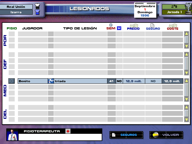 📸 Clásicos de #PCFútbol, jornada 1 del campeonato de liga y triada ♿ de 41 semanas de duración.