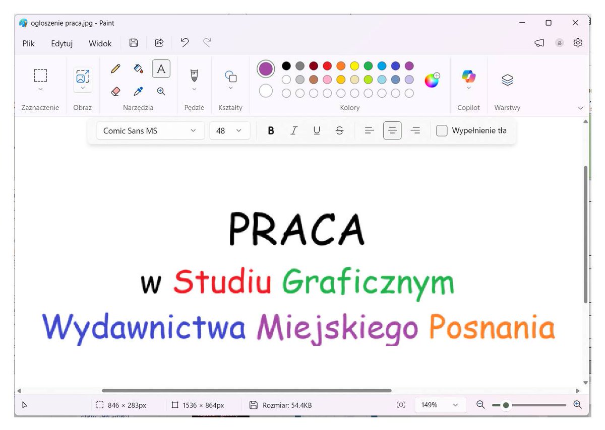 Nasze Studio Graficzne szuka człowieka do roboty:
poznan.pl/mim/wortals/wm…