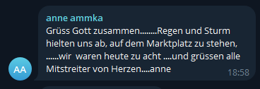 Die #Querdeppen aus #Winterbach im #Remstal sind immer wieder für einen Spaß gut. Die montägliche Wahnmache dort am Marktplatz ist wieder mal wegen dem Wetter geplatzt. Klar, Revolution geht halt nur bei gutem Wetter oder aus der warmen Stube heraus.😂🤡