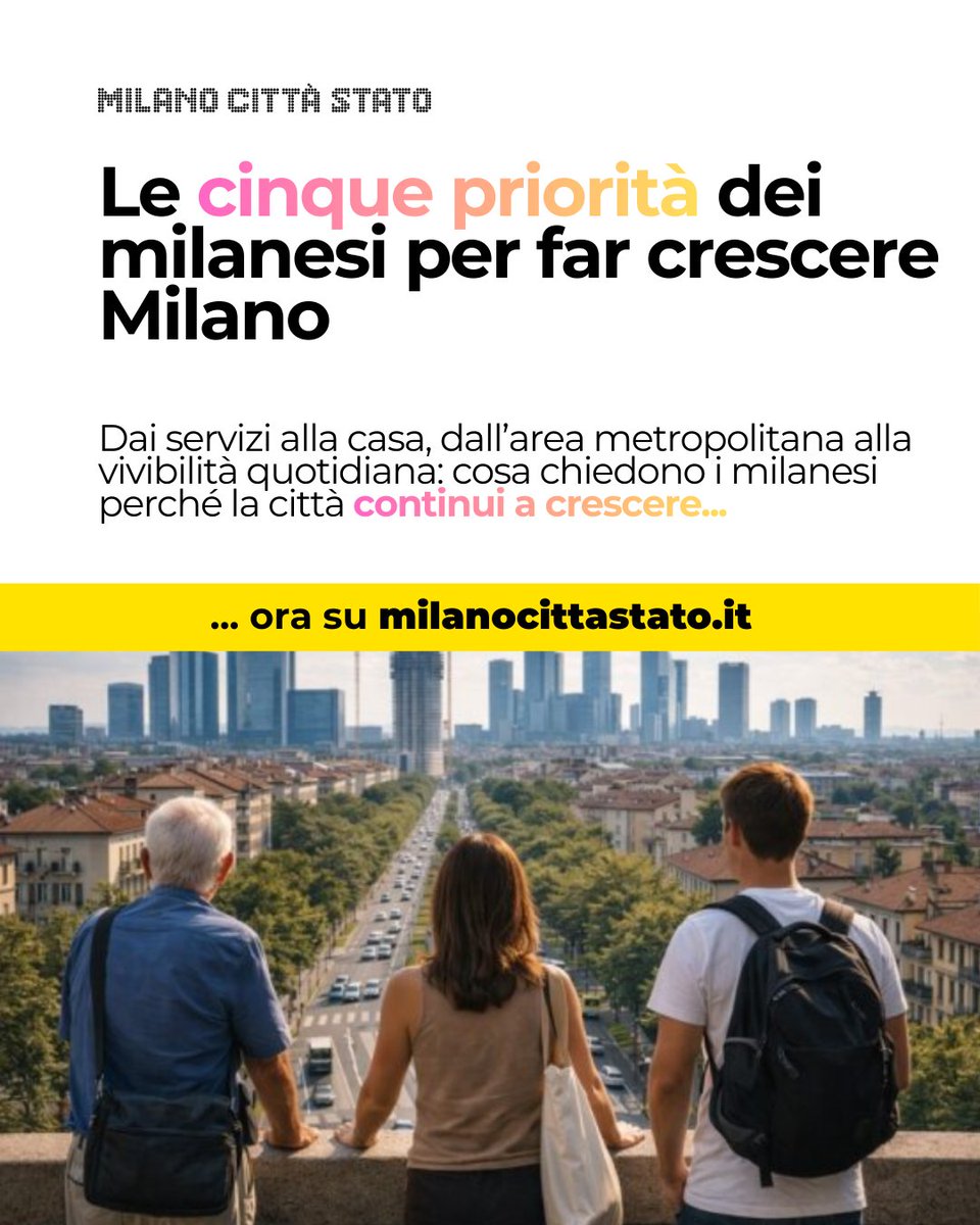 Che cosa serve a Milano per diventare davvero grande ora su milanocittastato.it ⬇️