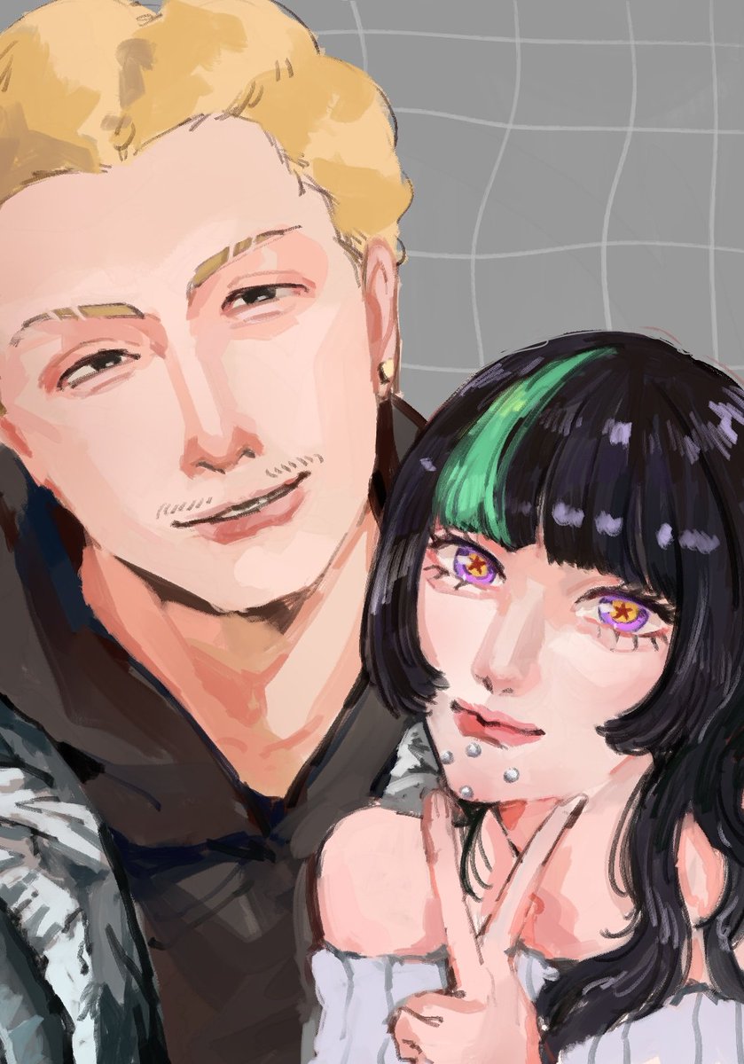 パチンコ屋にいる激メロカップルさん