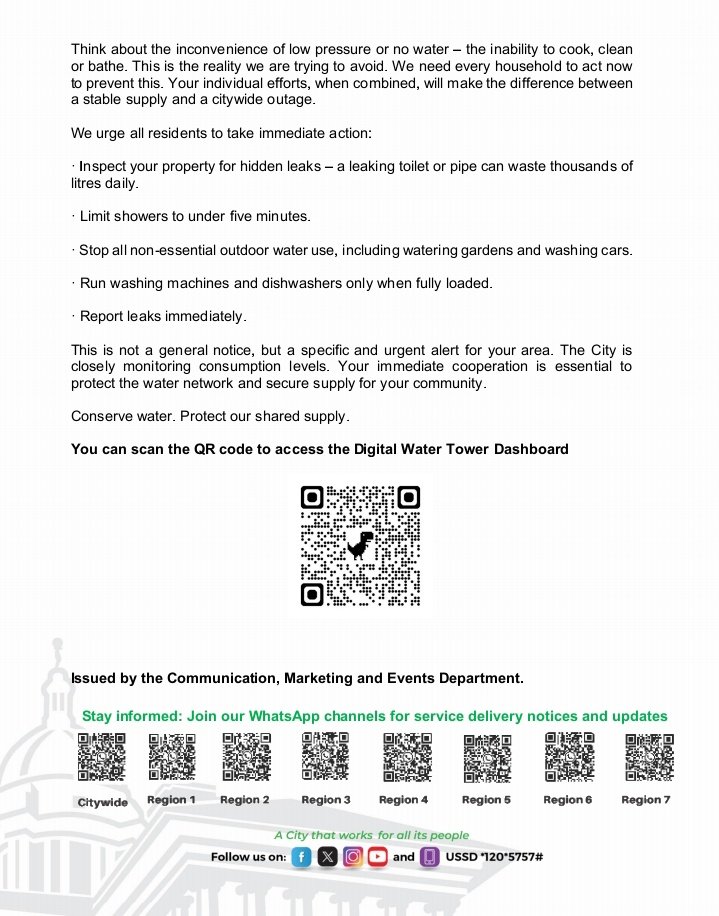 City of Tshwane tweet media