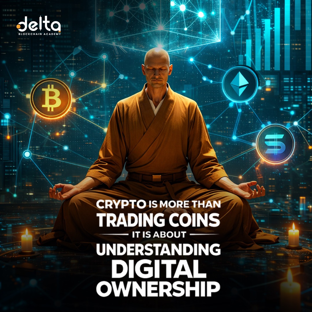 Crypto isn’t just about trading coins.
It’s about understanding digital ownership. 🔐

Learn blockchain the right way with Delta Blockchain Academy.