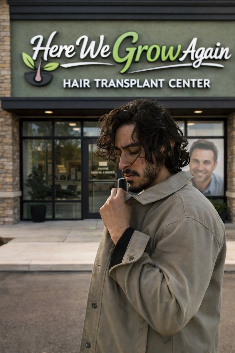 2ampod's tweet photo. Saied: “What if we started a hair transplant center and named it Here We Grow Again” 😂

Latest episode is a fun deep dive on hair growth and balding coming soon https://t.co/fHUnBBtKXK