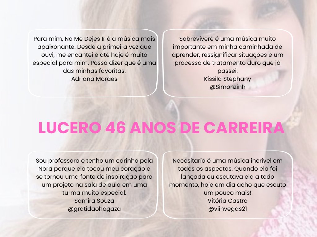 FamiLucerinaBR's tweet photo. @LuceroMiTalisma
@lucerinavane9
@acamiilla
@AngelaVeridiana
@hlucerofa
@corteouroeste
@vieira_carolina9
@jocianam79
@luizianag
@amandavlle
@MartaSilvaMart3
@renatinhadobr
@DeniseBels
@neyliane5
@keli_lucerina
@ninadulcete
Adriana Moraes
@Simonzinh
@gratidaohogaza
@viihvegas21 https://t.co/NB9AifbElE