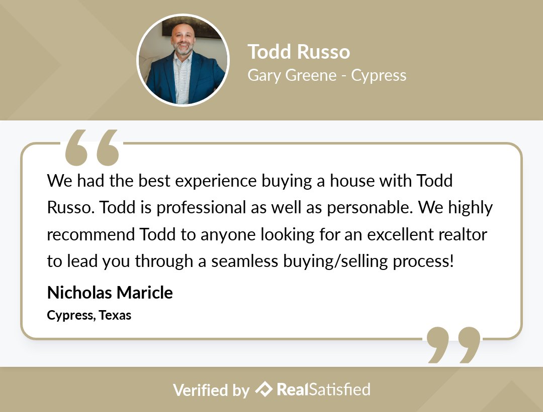 How would this recommendation make you feel? I'm thrilled. realsatisfied.com/Todd-Russo via <a href="/realsatisfied/">RealSatisfied</a>