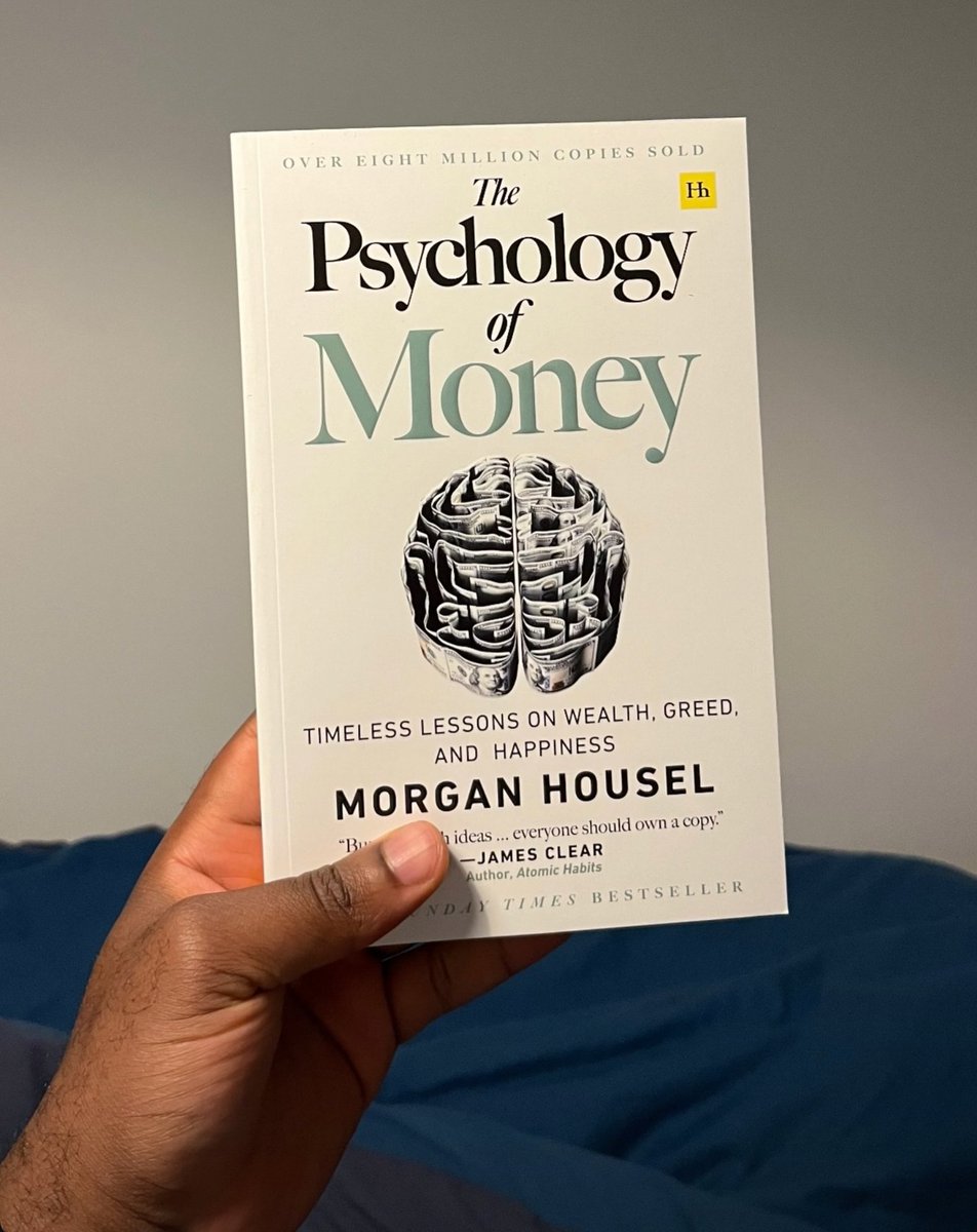 Money isn’t just about numbers — it’s about behavior.
Currently reading The Psychology of Money and it’s changing how I think about wealth, patience, and long-term success.
#ThePsychologyOfMoney #MorganHousel #FinancialLiteracy #WealthMindset #BookRecommendation #Growth