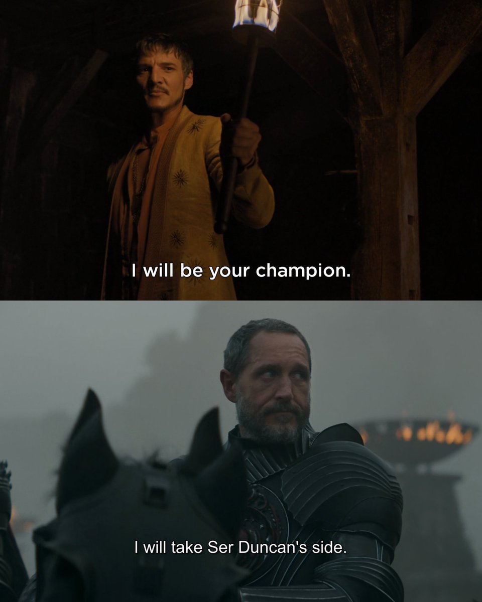 Paralelismos traumáticos.

#AKnightOfTheSevenKingdoms