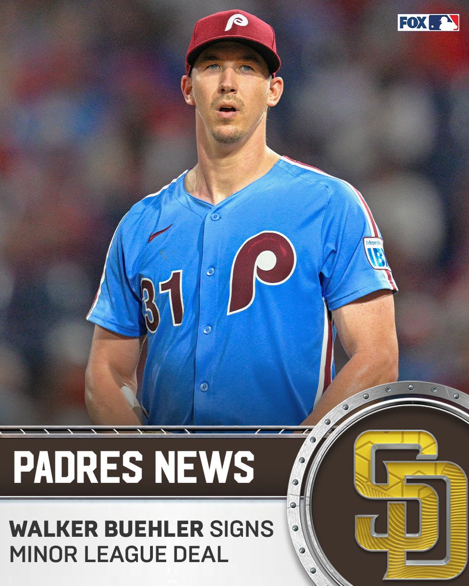 The Padres are signing Walker Buehler to a minor league deal, per @sdutKevinAcee