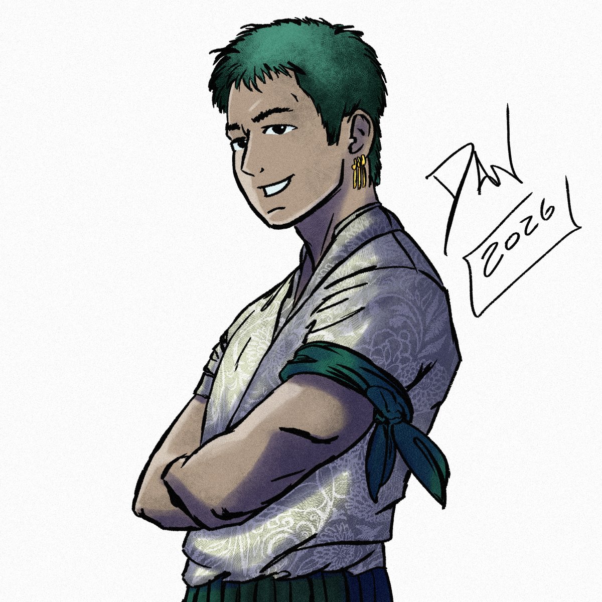 danurk_27's tweet photo. Lines and colors by me.

#zoro #onepiece #roronoa https://t.co/WRL3KFzRQy