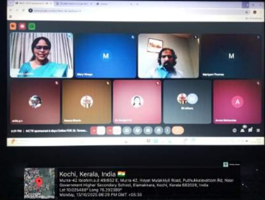 iic_st's tweet photo. As part of Innovation Day (Oct 13–18), the IIC of St. Teresa’s College organised a 6-day FDP on Advanced Functional Materials &amp; Critical Minerals, smart sensors, and sustainable resource recovery—driving research excellence, startup ideas, and technology commercialisation. 🚀 https://t.co/V1IXZ0yNEd