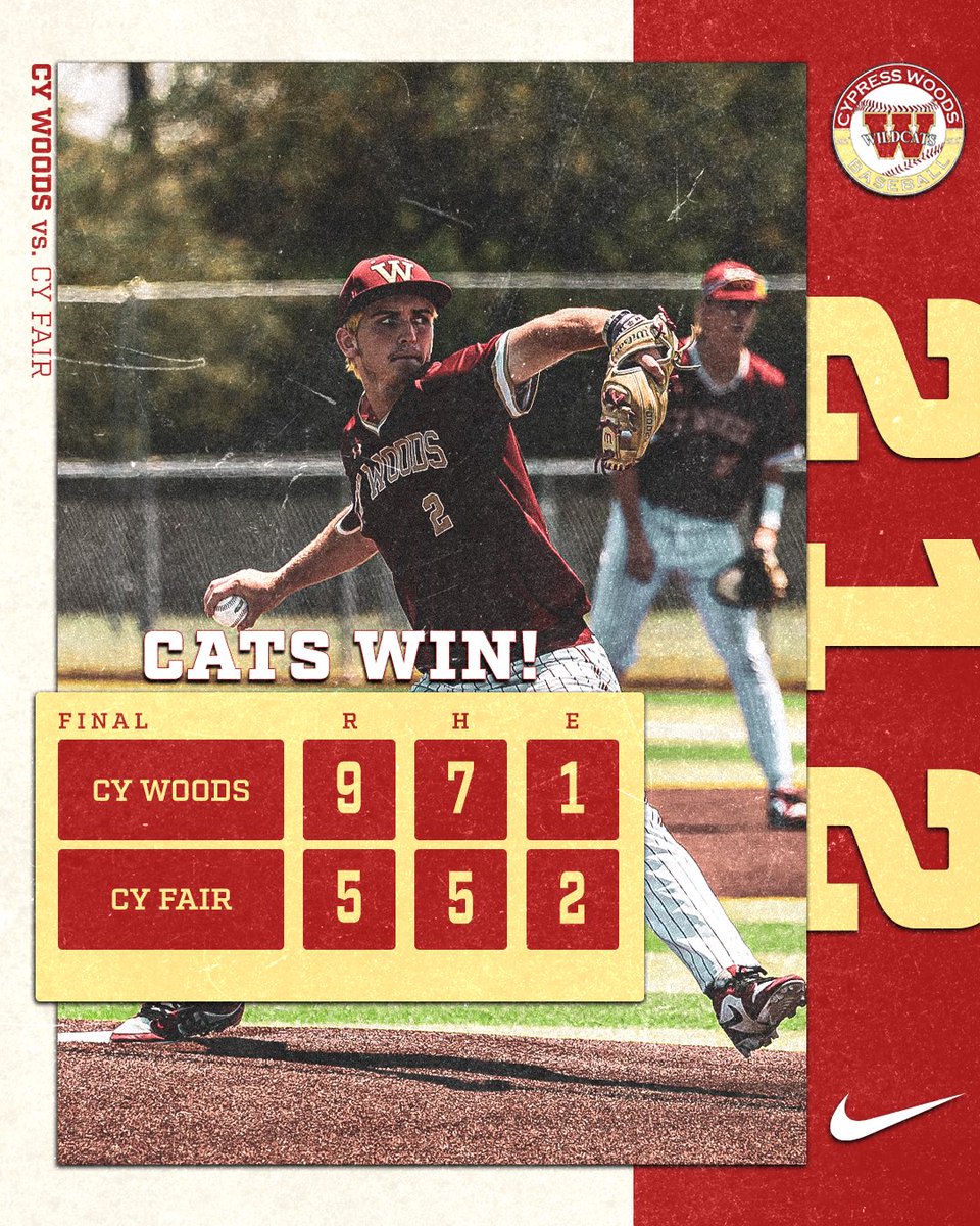 Cypress Woods Baseball tweet media