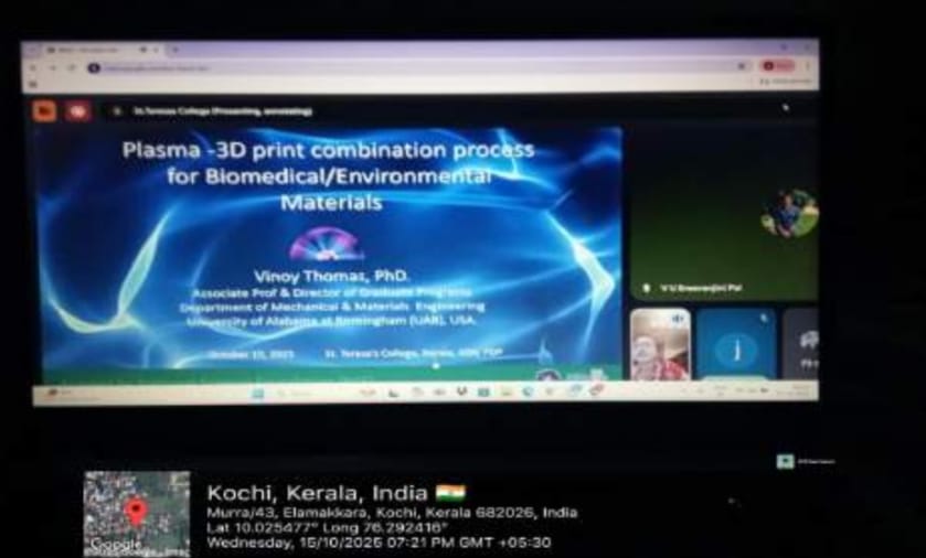 iic_st's tweet photo. As part of Innovation Day (Oct 13–18), the IIC of St. Teresa’s College organised a 6-day FDP on Advanced Functional Materials &amp; Critical Minerals, smart sensors, and sustainable resource recovery—driving research excellence, startup ideas, and technology commercialisation. 🚀 https://t.co/V1IXZ0yNEd