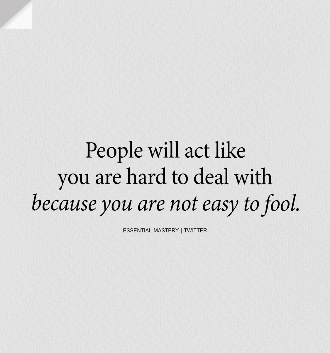 real talk.