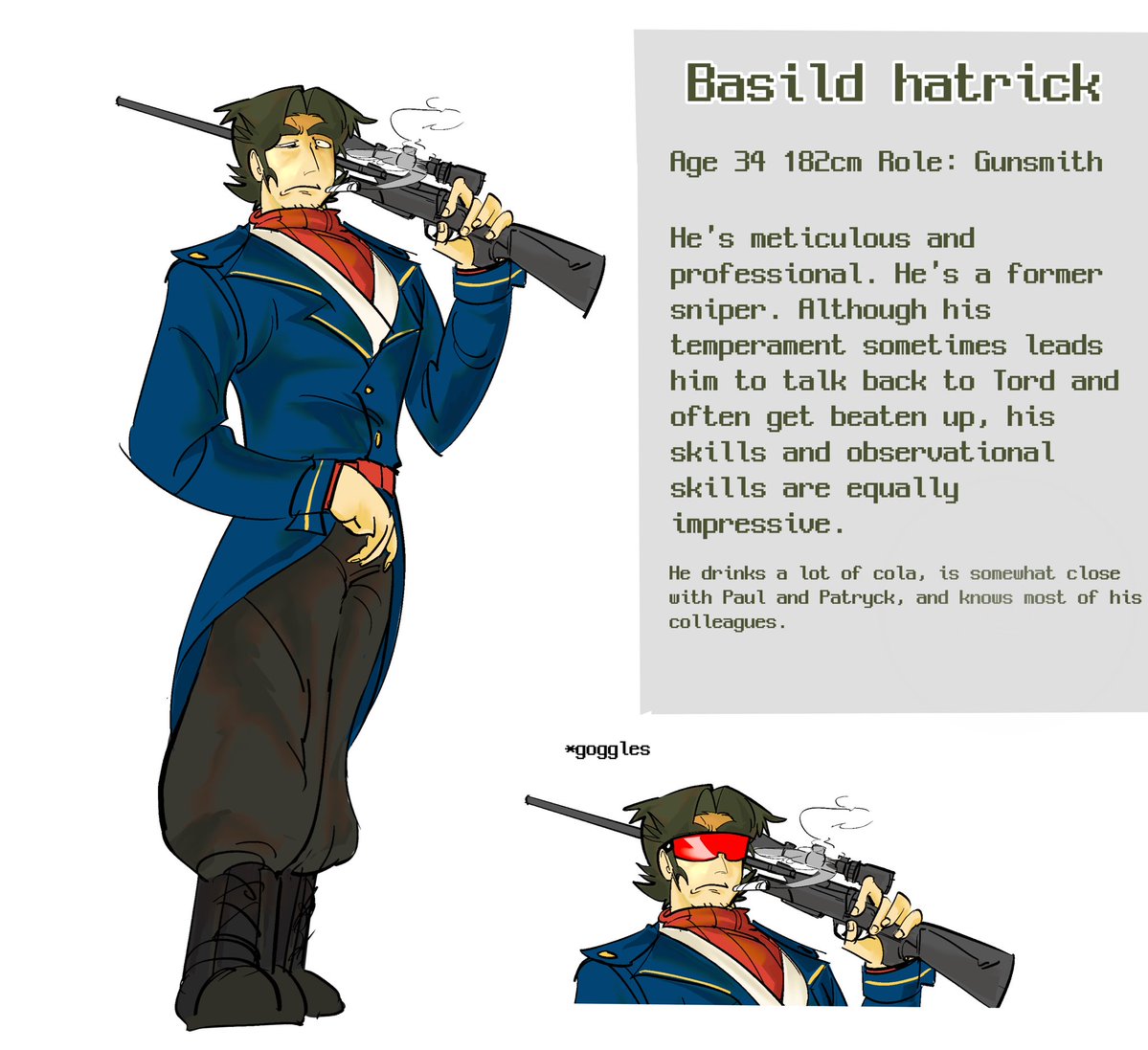 I drew it too roughly so the picture is too bad. Anyway, I drew the appearance.🤔☠️
#eddsworld #oc