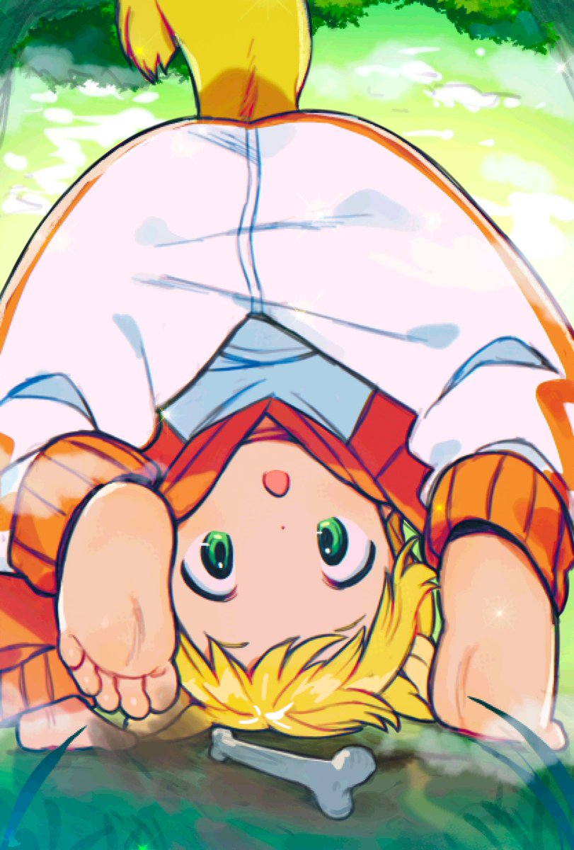 burying his treasure! 🐶