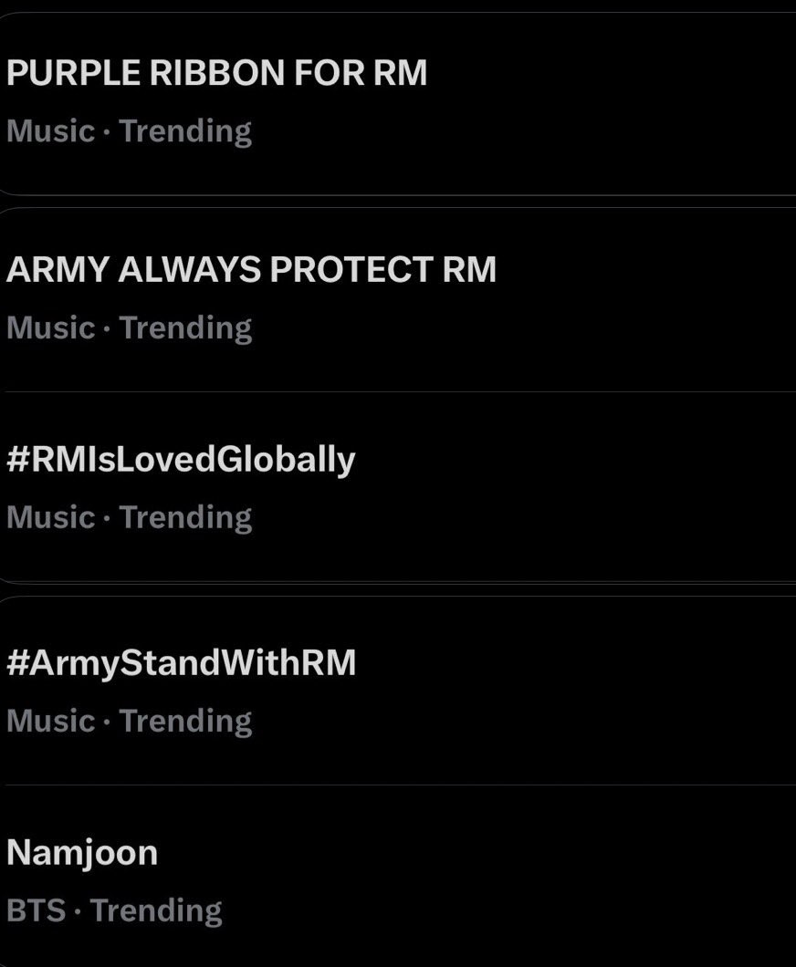 ‼️ Reply &amp; Retweet 10000000x ‼️

WE LOVE YOU RM
ARMY ALWAYS PROTECT RM
PURPLE RIBBON FOR RM
DEAR RM YOU ARE LOVED

#ArmyStandWithRM
#ShieldNamjoonWithLove
#PurpleRibbonForRM
#WeProtectRM
#RMIsLovedGlobally