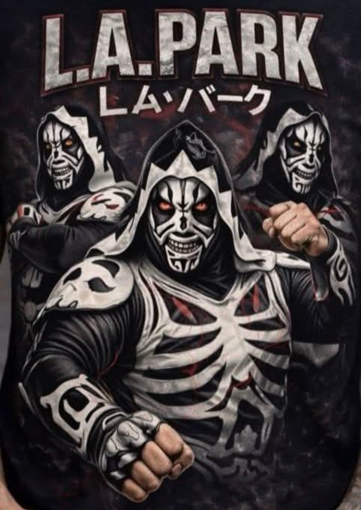 ChirpingBlueJay's tweet photo. Thee #original #wcw #chairman #LAPARK @laparktapia formerly known #LaParka. 
#WWERaw #WWENXT #SmackDown @WWE #WWE @TripleH #TheChairman #SkullCaptain #LosParks
#OneForMeOneForMyHomies 👊💀👍 https://t.co/CHnJielRUN