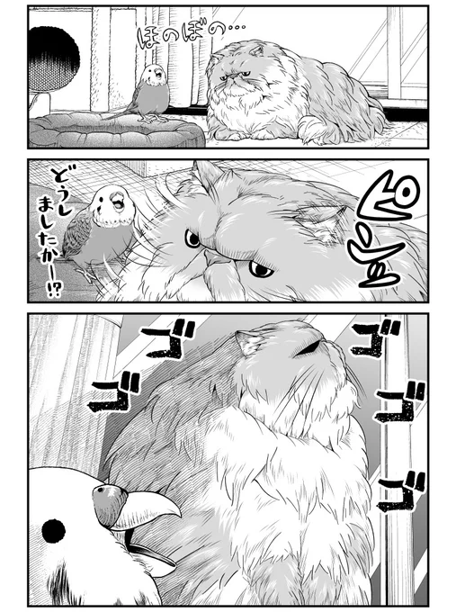 ゴゴゴゴ…

本日発売のビッグコミック3月増刊号に『ニャーゴとピュロロロ』が2話掲載されております🐈🌪️ 