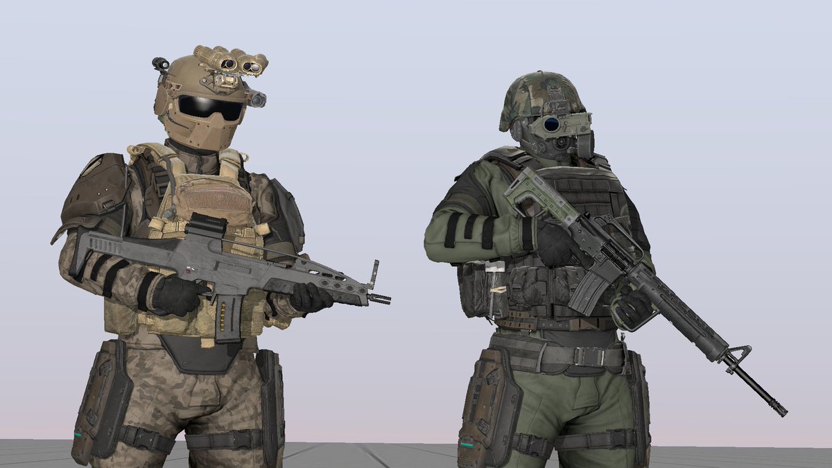 Terranian &amp; Tellusian infantry, once one country split in two