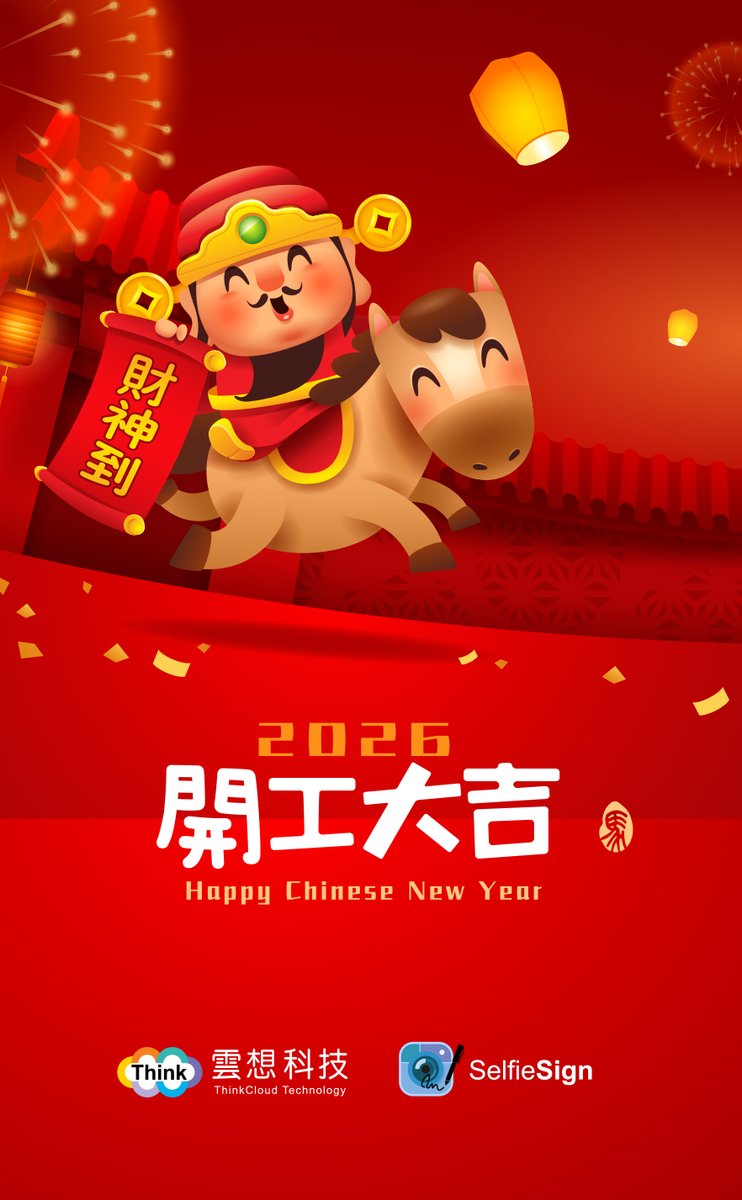 SVSSelfieSign's tweet photo. 🐴 Year of the Horse = energy, courage, forward momentum.

Here’s to bold moves, strong foundations, and shared success.

恭喜發財，馬到成功! 🧧

#LunarNewYear Worldwide Celebration #YearOfTheHorse #CNY2026 #ChineseNewYear #Taiwan https://t.co/ipCOOtosn3