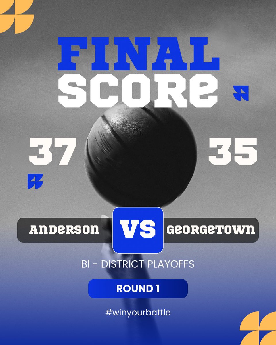 AndersonWBBall's tweet photo. First time advancing to the 2nd round since 2013! @AISDAthletics 
#WE KNEW https://t.co/QBkGYEzPuD