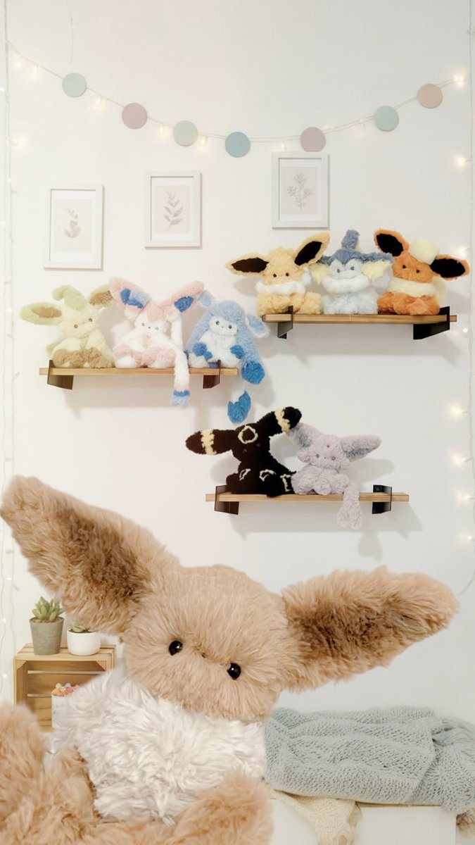 私の作った編みぐるみ！

ブイ好きのあなたに届きますようにっ！