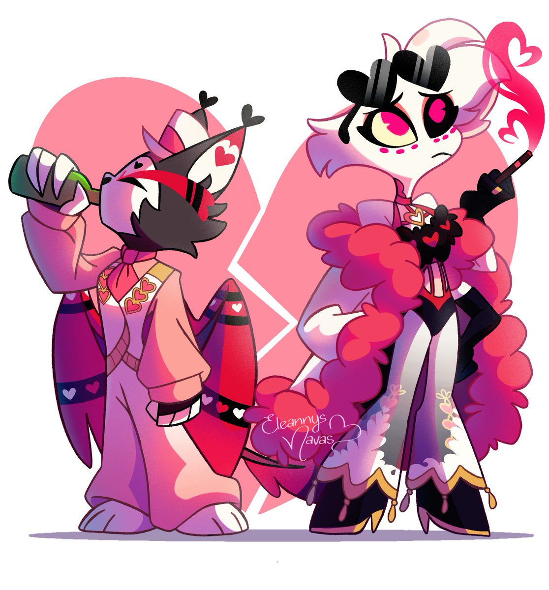 NavasEleannys's tweet image. 🤍Valentine's Day 🤍
#Hazbinhotel