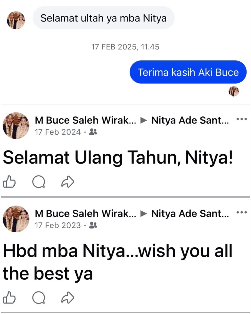 Akii kok belum ngucapin tahun ini?
