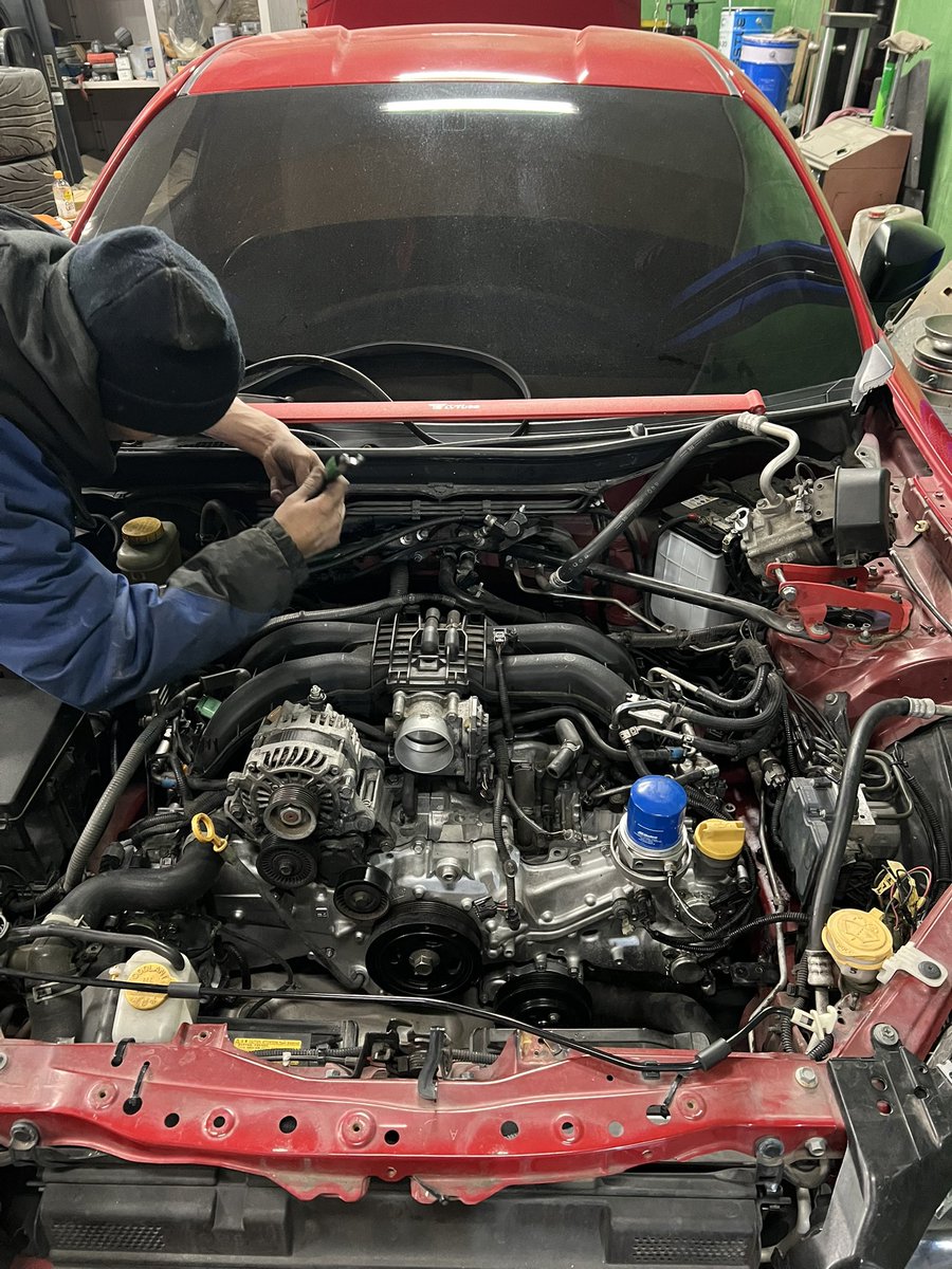 86エンジンブローからリビルトエンジンに載せ替えして復帰しました