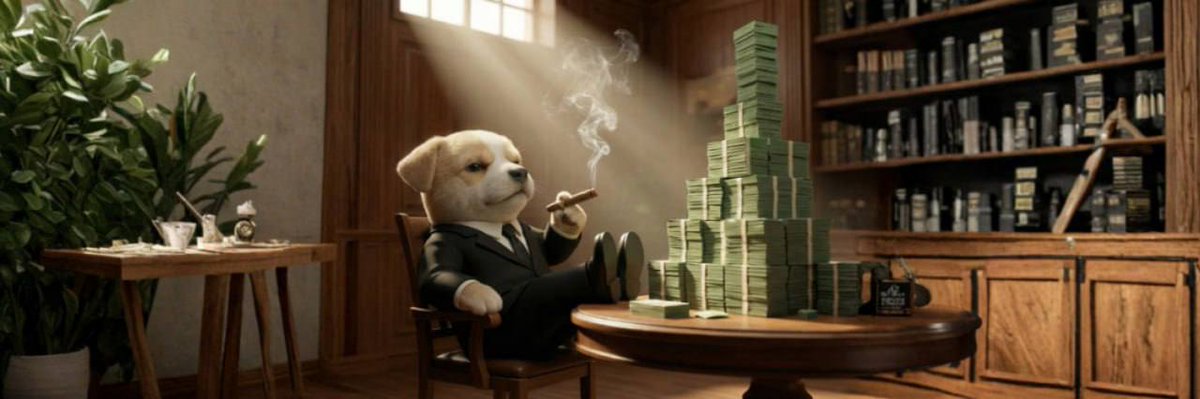 the $suit has bonded and wants higher send the dog in a suit!