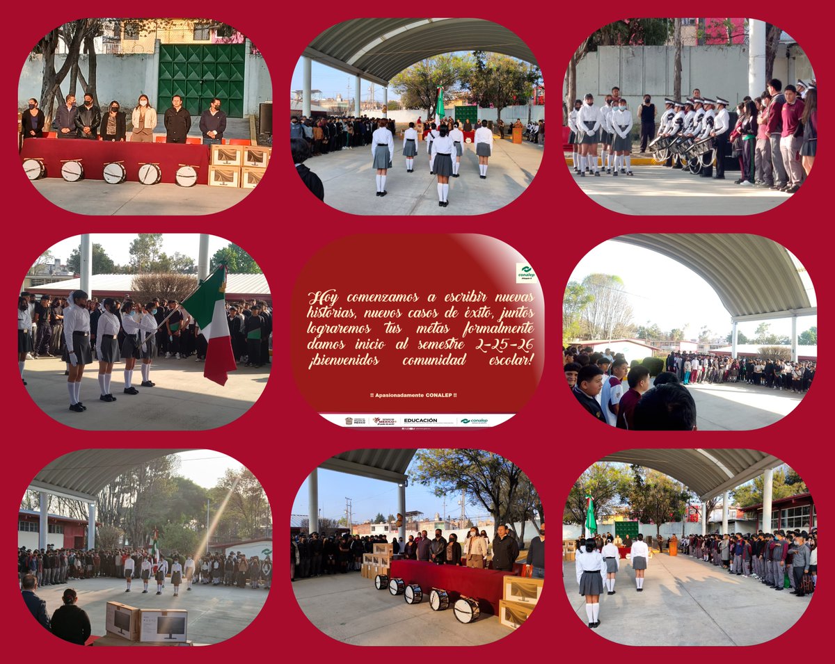 ConalepAti2's tweet photo. Hoy comenzamos a escribir nuevas historias, nuevos casos de éxito, juntos lograremos tus metas formalmente damos inicio al semestre 2-25-26 ¡bien venidos comunidad escolar!
https://t.co/ypRcfflomp
#ApasionadamenteCONALEP 
#OrgullosamenteCONALEP
 #ElPoderDeServir https://t.co/6XeT9Y6OaD
