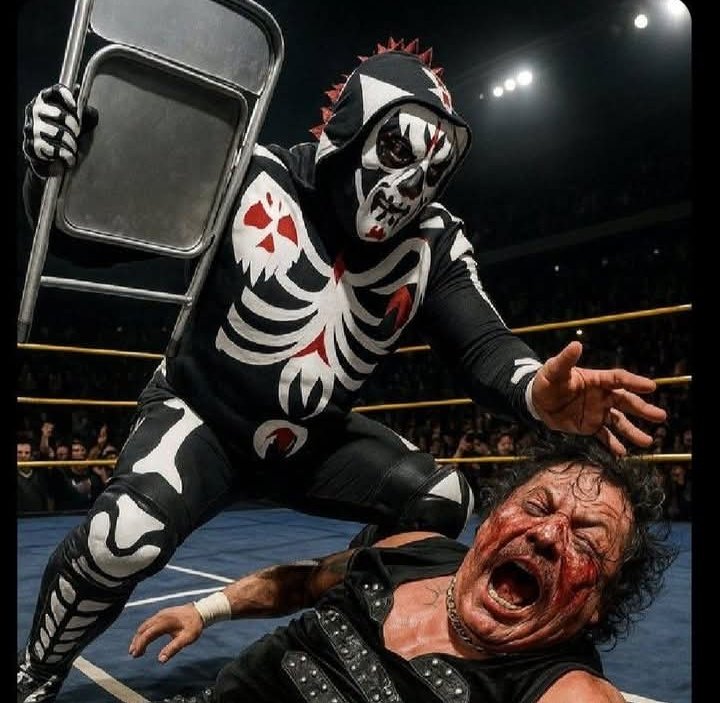 ChirpingBlueJay's tweet photo. Thee #original #wcw #chairman #LAPARK @laparktapia formerly known #LaParka. 
#WWERaw    #WWENXT    #SmackDown    @WWE #WWE @TripleH #TheChairman #SkullCaptain #LosParks
#OneForMeOneForMyHomies 
👊💀👍 https://t.co/Kq7fkFRUqd
