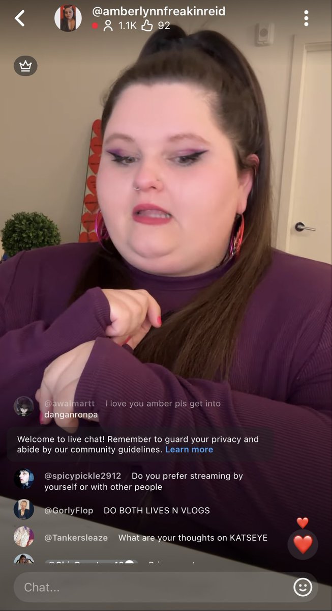 oh dear, she’s back