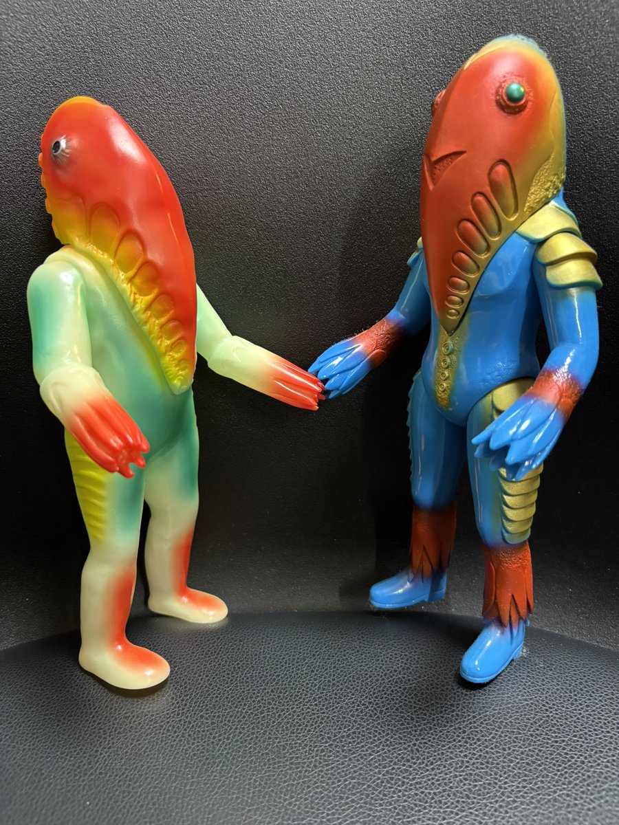 メトロン星人Jr 怪獣郷 クリア成形版 フィギュア 約15cm 未開封 メトロン星人Jr. 発光Ver.