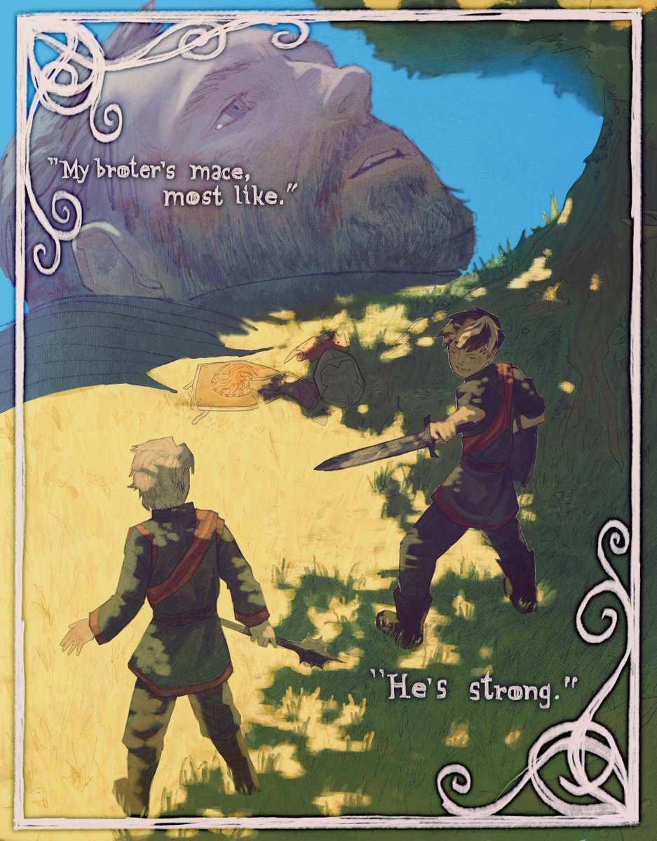 The last words of a true knight;
and a brother.
#AKOTSK