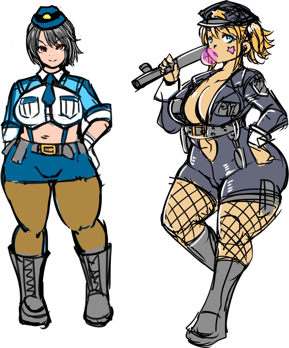 ムチムチドスケベポリスのバディが酷い目に合うだけの
シンプルな何かを作りたい
制服って魔改造する塩梅が難しい。
エロくしないほうがエロい気がする。
あとゲームシステムが思いつかん・・・