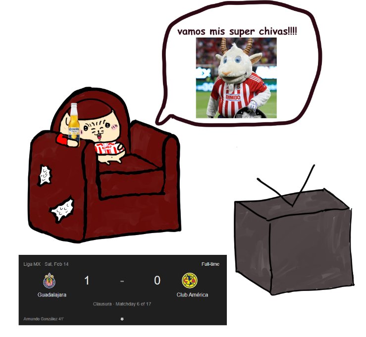 KurimanjuDrink's tweet image. real image of me on saturday night watching el clásico